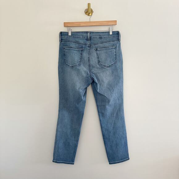 NYDJ Alina Ankle High Rise Denim Skinny Leg Jeans Blue 10 - Picture 7 of 9